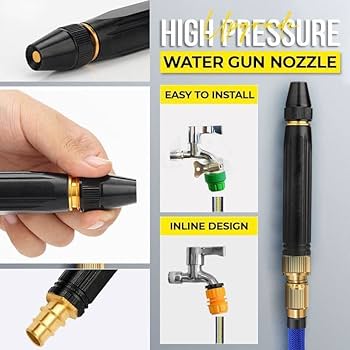 Steel High Pressure Water Spray Gun Nozzle for 1/2"