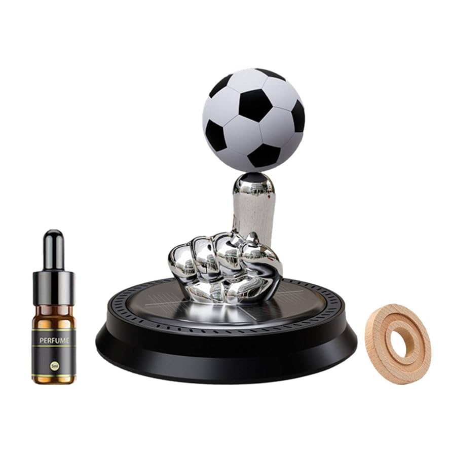 Finger Football Car Air Fresheners With Solar Rotating