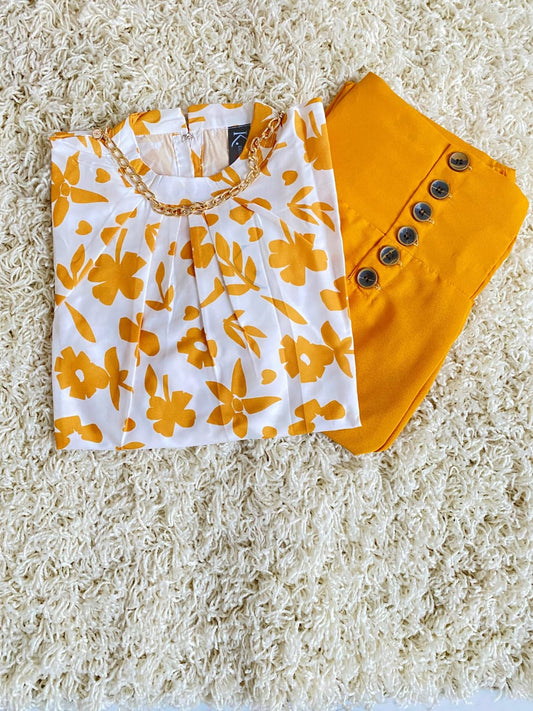 stitched 2 piece shirt and bottom