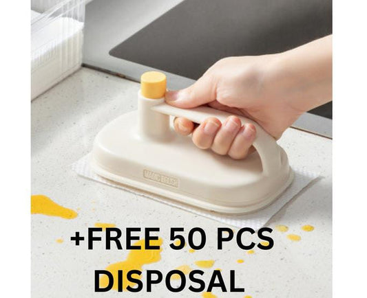 kitchen cleaning brush(50 pcs cloth free)