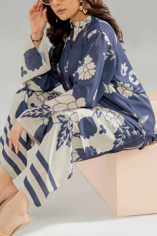 *Stitched 2 piece printed shirt and printed trouser